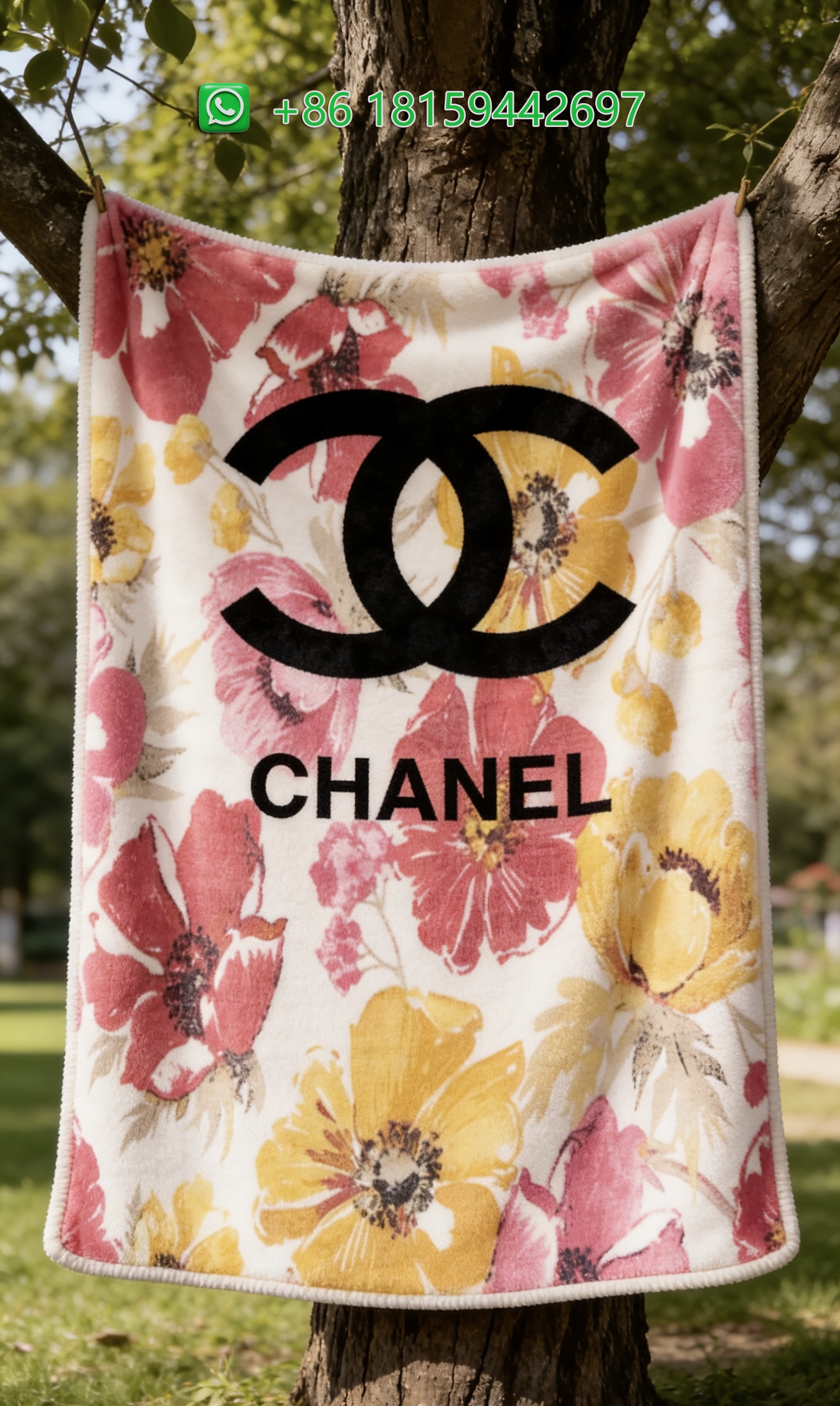 Chanel Throw Blankets